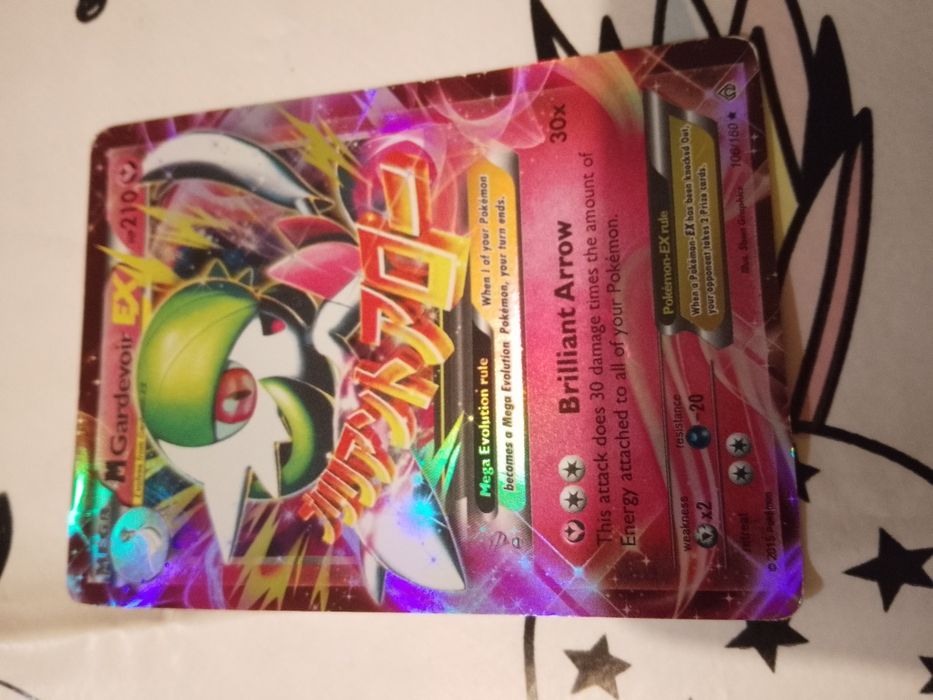 Cartas mega Evo.