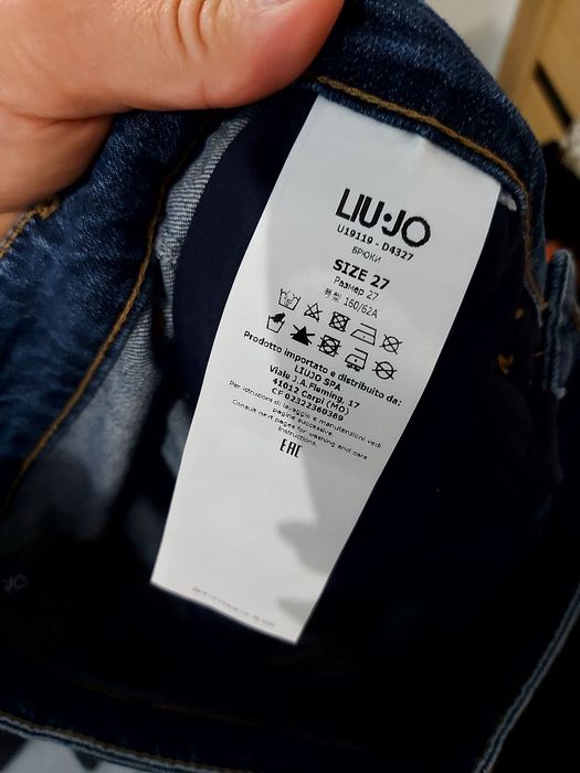 Oryginalne nowe spodnie jeansy damskie Liu Jo roz 27 M 38 guziki