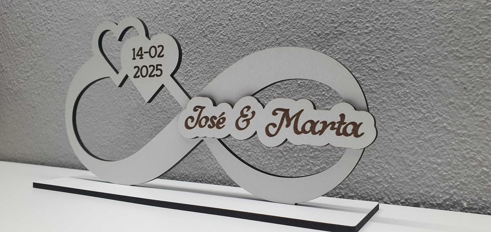 Dia dos Namorados ( Placa com nomes e fotogravação)