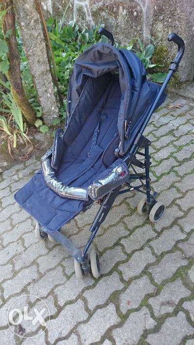 Blue Baby Stroller - Lightly Used with Accessories449117092368230400
