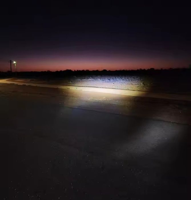 LED фари для мотоцикла та автомобіля, білий/жовтий