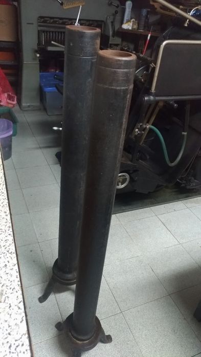Fabrico dos Rolos de Tipografia quando era feitos manual com século