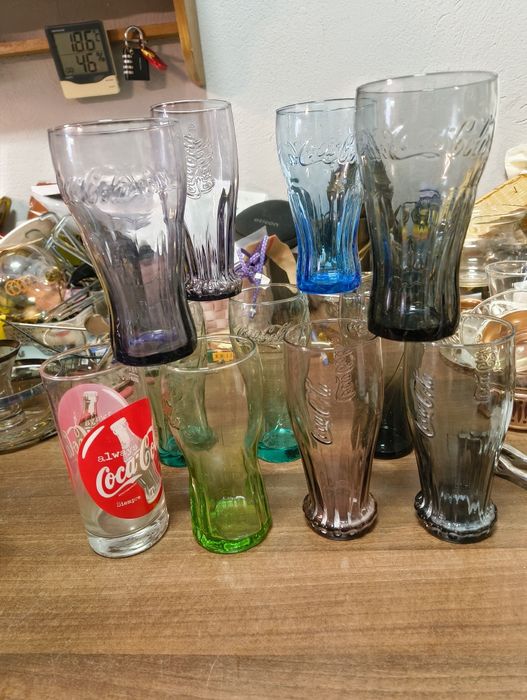 Szklanki Coca-Cola