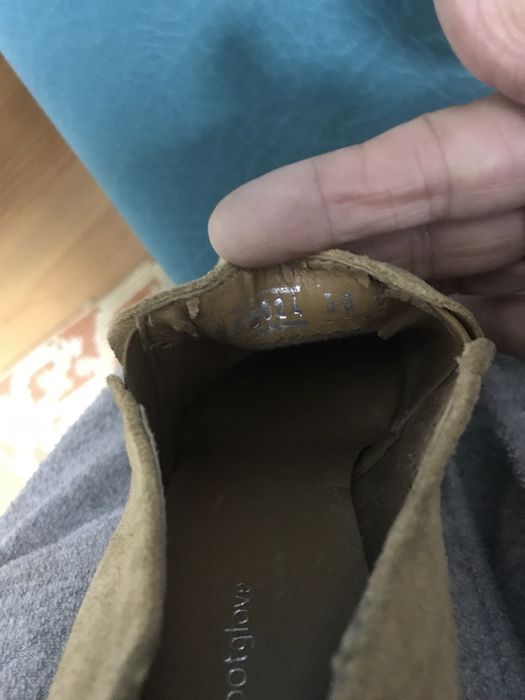 Sapatos Abotinados em Pele Foot Glove Marks & Spencer 37 Novos