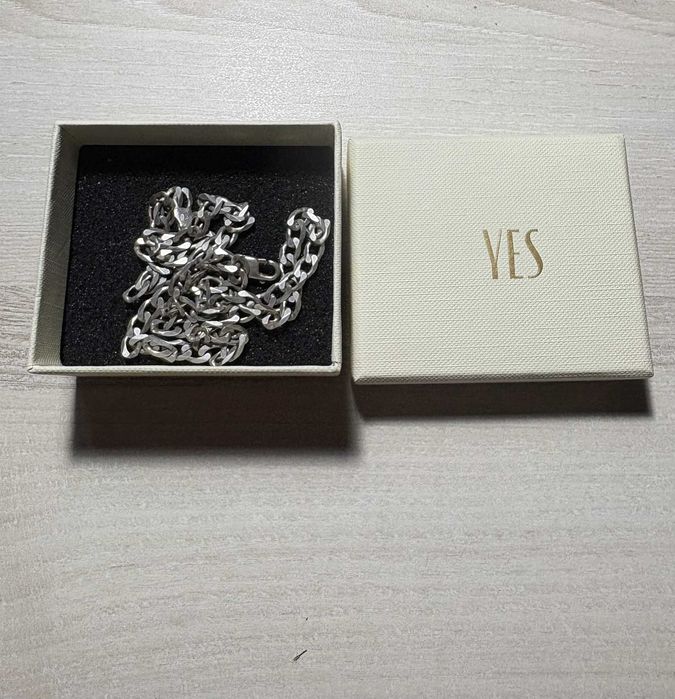 Łańcuszek srebrny - pancerka - 5 mm - 55cm