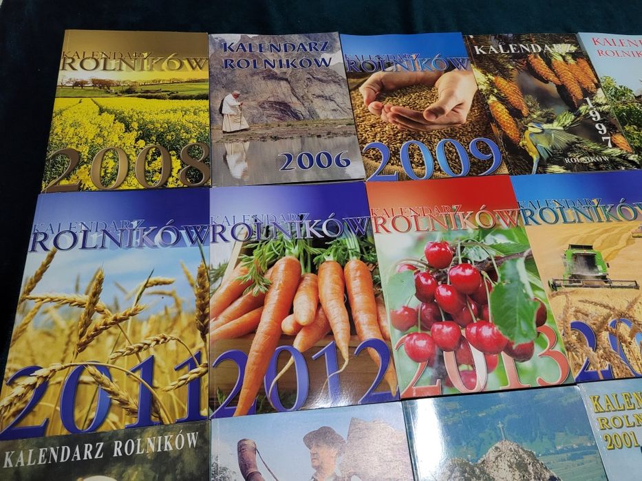 Kalendarz rolników - różne roczniki. Cena za 1 egzemplarz
