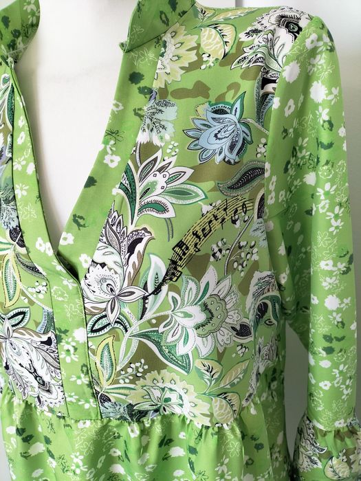 Śliczna luźna sukienka w stylu boho rozm S/M