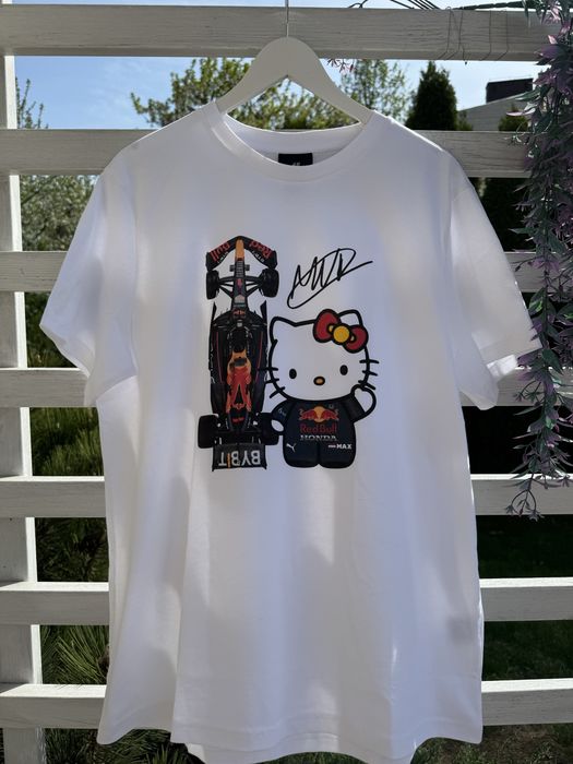 Koszulka Hello Kitty Max Versttapen F1 Red Bull Custom H&M