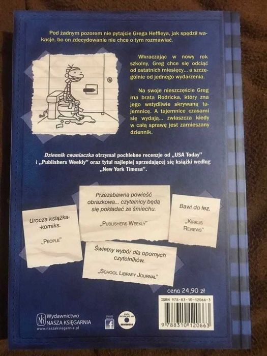 Książka "Dziennik cwaniaczka - Rodrick rządzi"