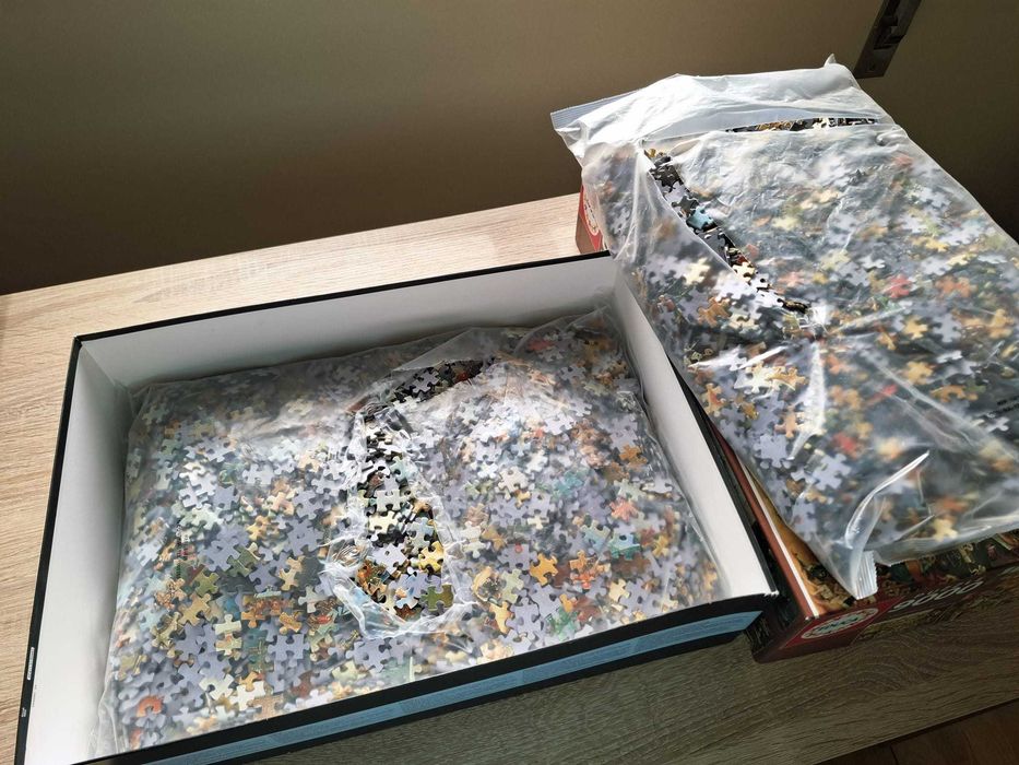 Puzzle 9000 peças "O Jardim das Delícias Terrenas"