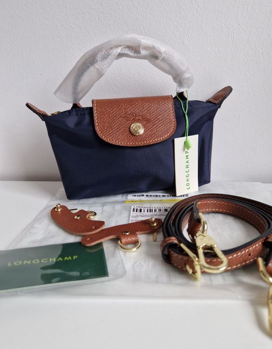 MINI granatowa torebka LONGCHAMP nowa
