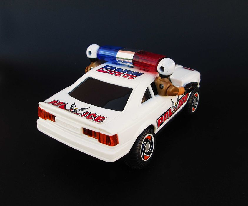 Antigo Brinquedo a Pilhas POLICE CAR BMW 850 by WEI MEI TOYS Taiwan