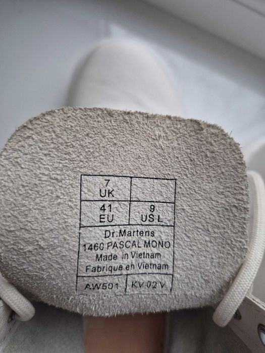 Шкіряні черевики, берци Dr. Martens 1460 Mono White Smooth \оригинал