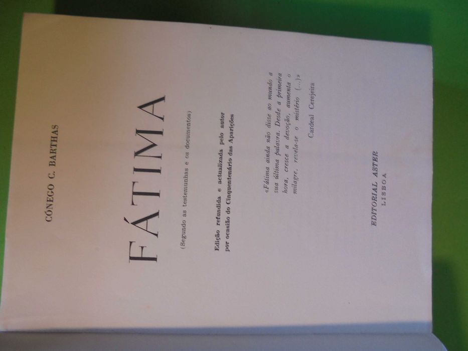 Bhartas (C, Cónego);Fátima (Segundo as Testemunhas e os Documentos)