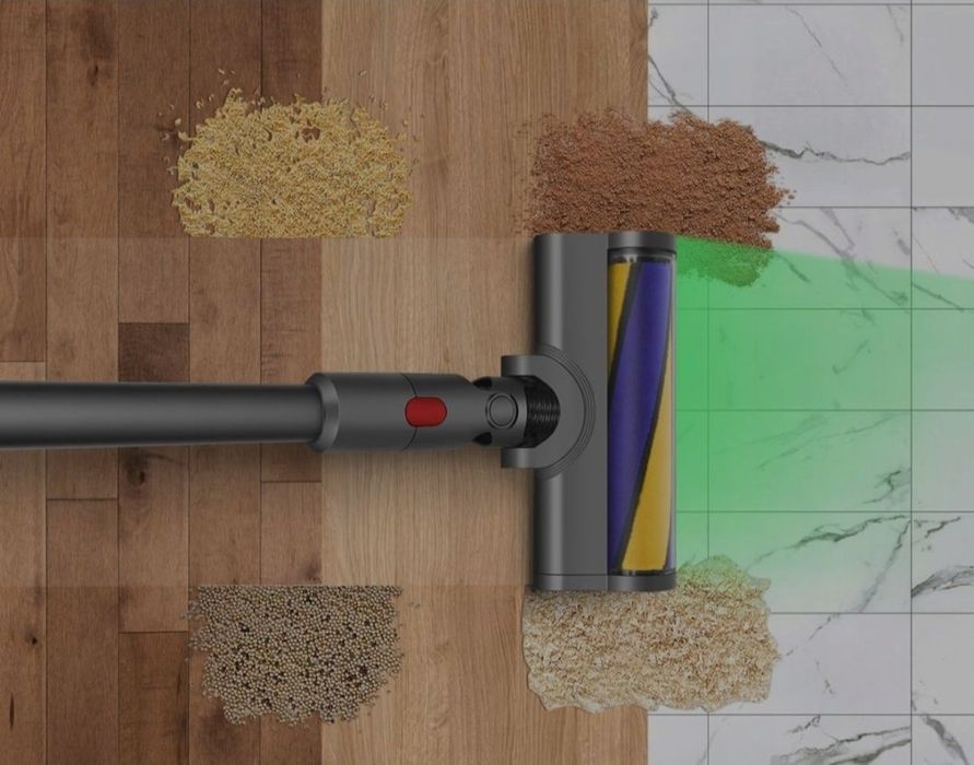 Pluszowa szczotka do podłogi LED kompatybilna z DYSON V12