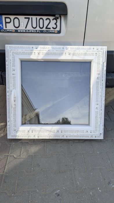 KR HAUS okno 85x80 rozwierno uchylne NOWE białe okna drzwi POZNAŃ