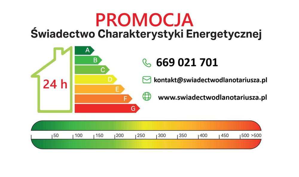 ŚWIADECTWO Energetyczne CERTYFIKAT Energetyczny ŚCHE Promocja Cała Polska