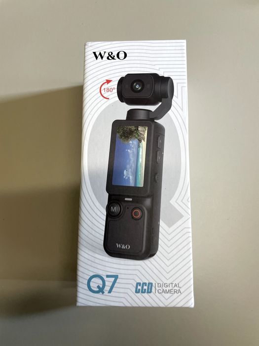 Kamera Vblog Pocket W&O Q7 CCD Obrotowa głowica 180° Ekran LCD USB-C Vlog (Nowa) (3186) pomylone