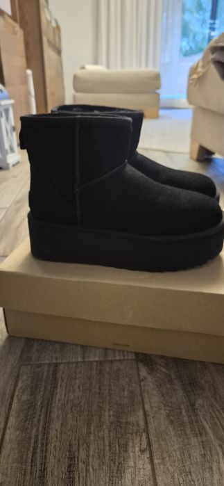 UGG Classic Mini Platform Black Oryginalne