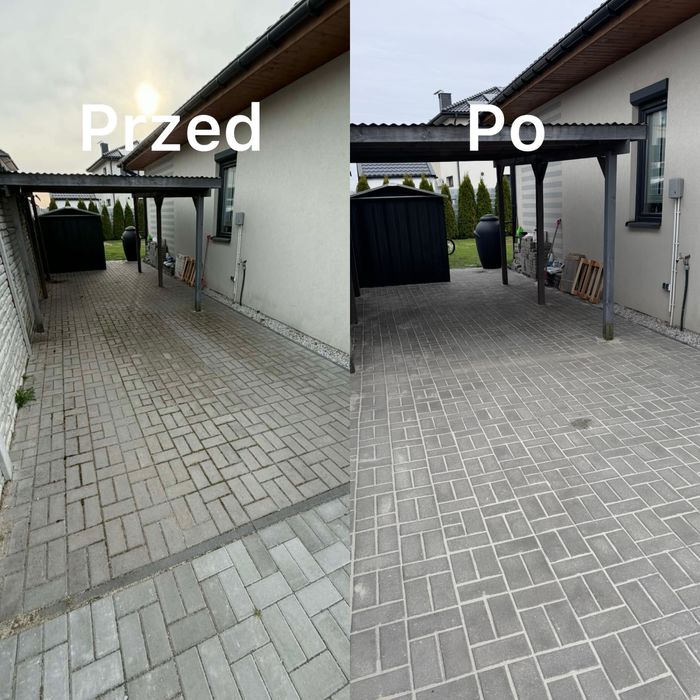 Profesjonalne mycie kostki brukowej – szybkie terminy!