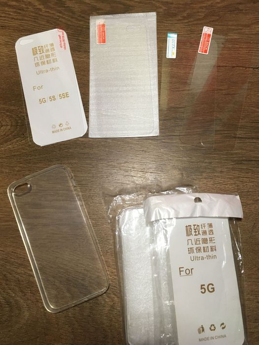 Защитные стекла, чехлы iPhone SE 2016