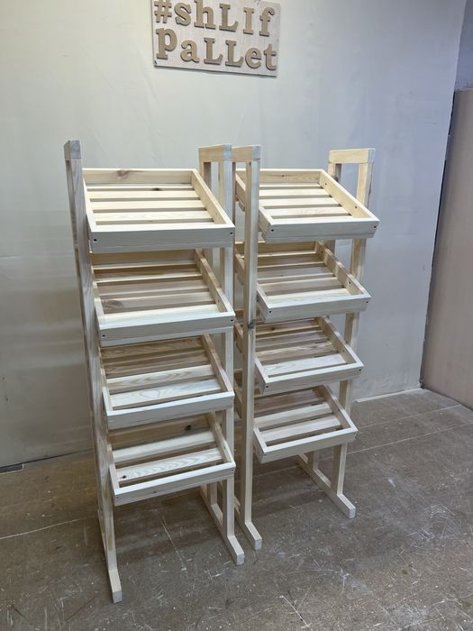 Шафи , стелажі та шафи з дерева , стелаж для овочів , стелаж фруктовий