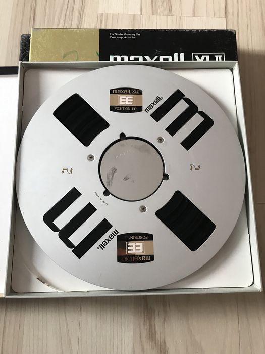 Maxell XLII EE szpula,taśma magnetofonowa, 26cm alu szpula