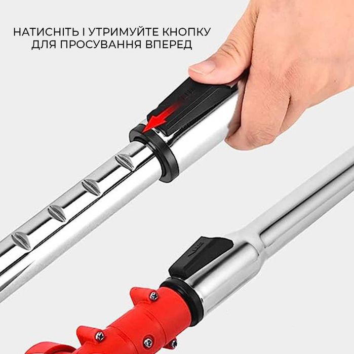 Портативная электрическая газонокосилка триммер на колесах