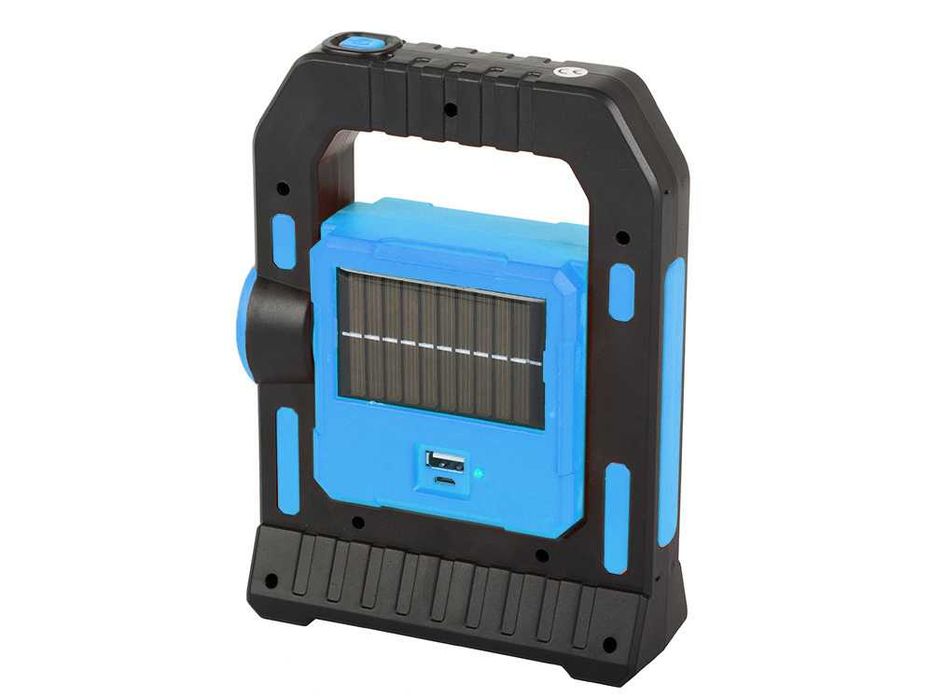 Latarka turystyczna LED lampa solarna biwakowa akumulator kemping