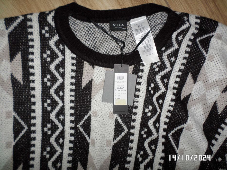 firmowe ponczo damskie VILA-Nowe