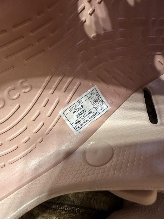 Crocs echo clog крокси рожеві 25 см w9 m7
