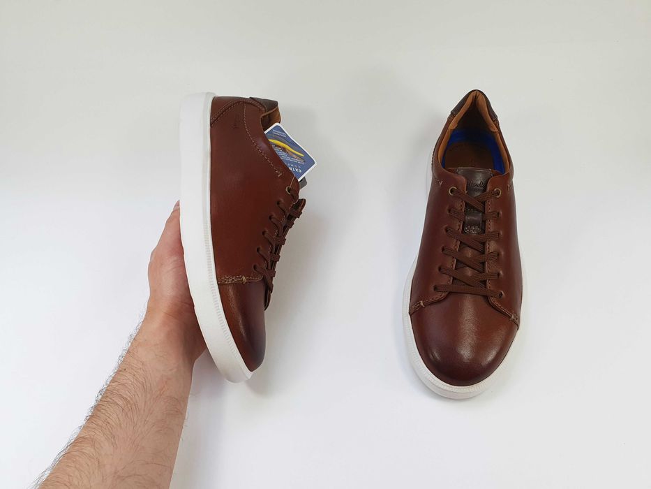 Чоловічі кеди Clarks 43 28 см 9 UK коричневі