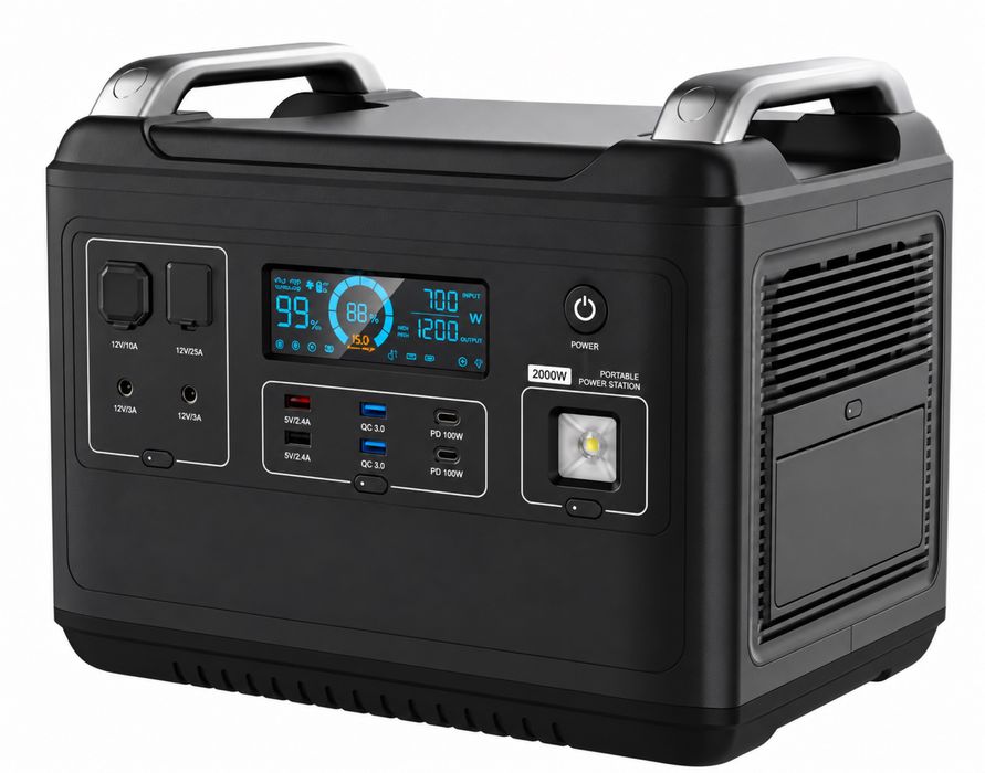 Портативна зарядна станція SYD-N079 (2000W / 2048Wh / LiFePO4 / UPS / аналог EcoFlow)