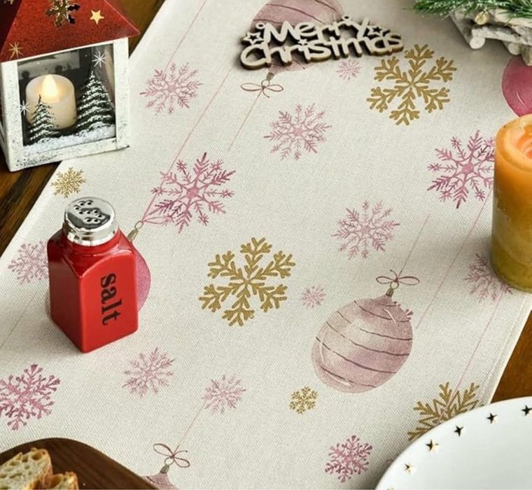 Bieżnik świąteczny mikołaj gwiazdor Boże narodzenie 40x140cn BI05