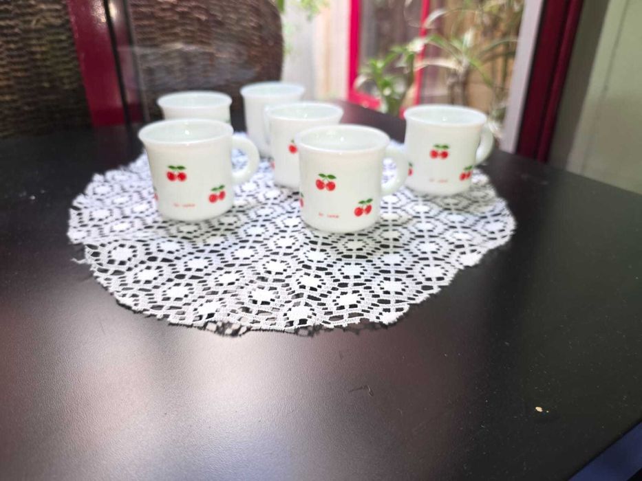 6 canecas pequenas motivo cereja473013031986810881