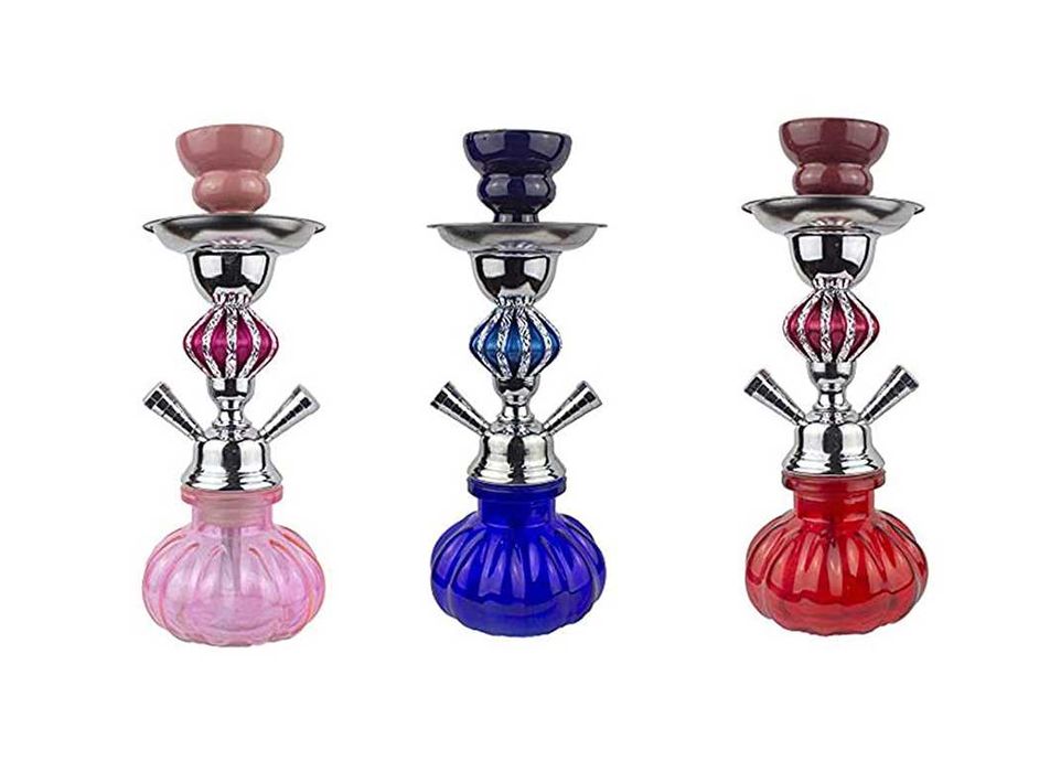 SHISHA Nova de 2 Mangueiras com Todos os Acessórios + Sabor Incluído