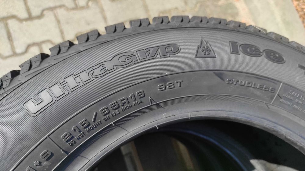 NOWE opony zimowe 2 szt 215/65 R16 Goodyear UltraGrip Ice 2022 WYSYŁKA