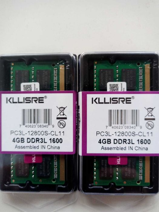 sodimm DDR3L 2х4 Gb 1600 МГц (8 Gb)