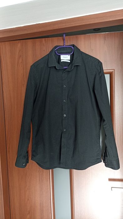 Koszula czarna Reserved slim fit M