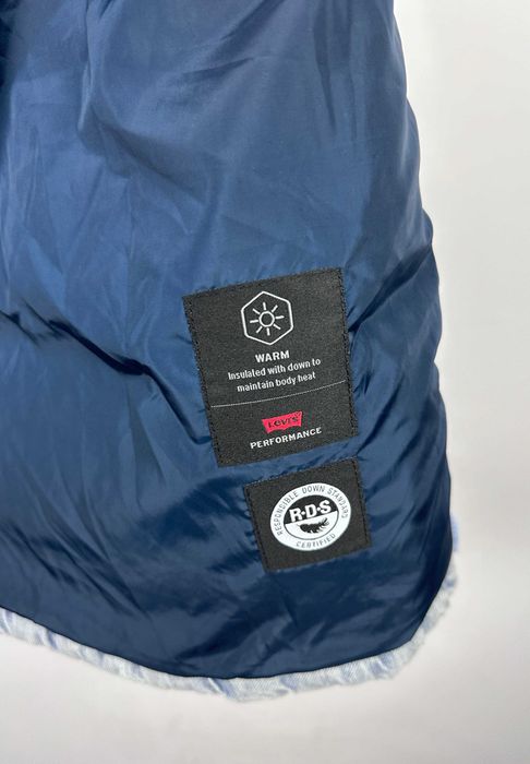 Kurtka puchowa LEVIS STRAUSS jeansowa zimowa r. XL
