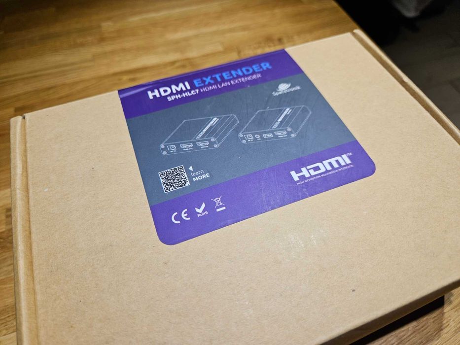 Konwerter HDMI na LAN Spacetronik SPH-HLC7 - jak NOWE