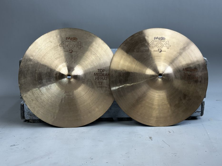 Paiste 404 Medium Hi-Hat 13″ Vintage 70s talerz perkusyjny