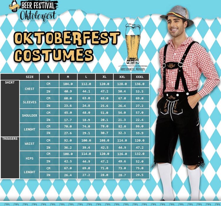 #OCTOBERFEST#Karnawał Strój Bawarski#TOP_25#