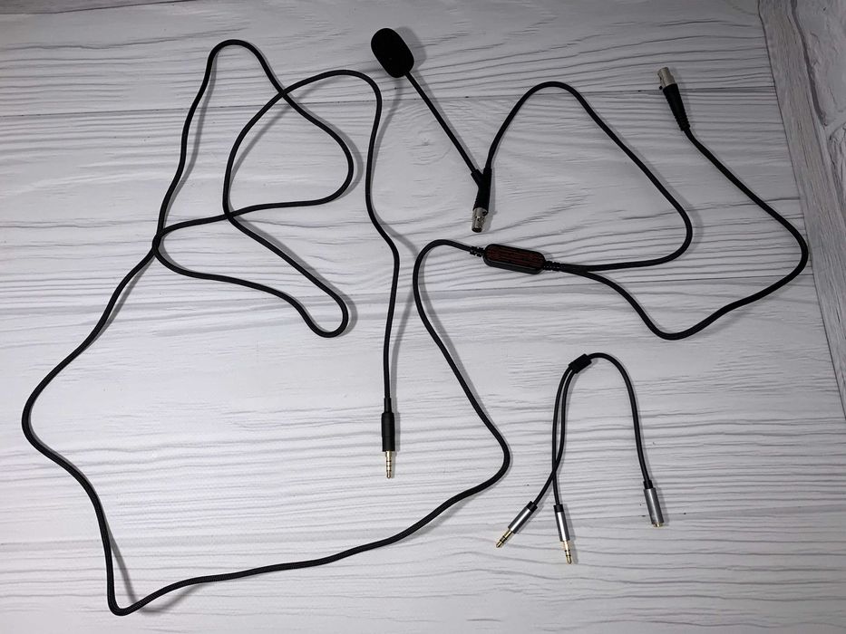 Cabo gaming para auscultadores Audeze / ZMF (Mini XLR para Jack 3.5 mm)