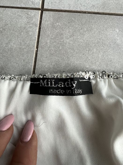 Zmyslowa elegancka cekiny sukienka