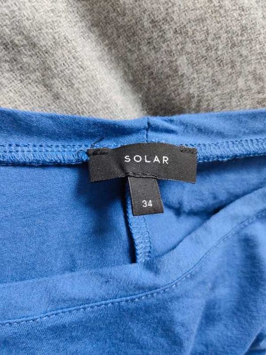 Niebieski wiskozowy trykot Solar
