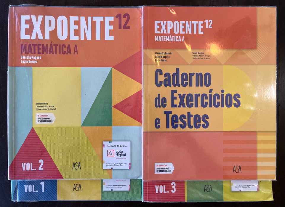 Livros 12 Ano Encadernados - Expoente 12 - Mensagens 12 - Think Up 12 - Odisseias 12