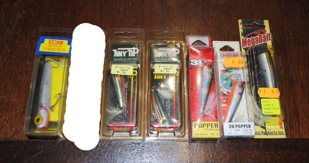 Zara Popper Crankbait Spinner Swimbait - Amostras em lote ou à unidade