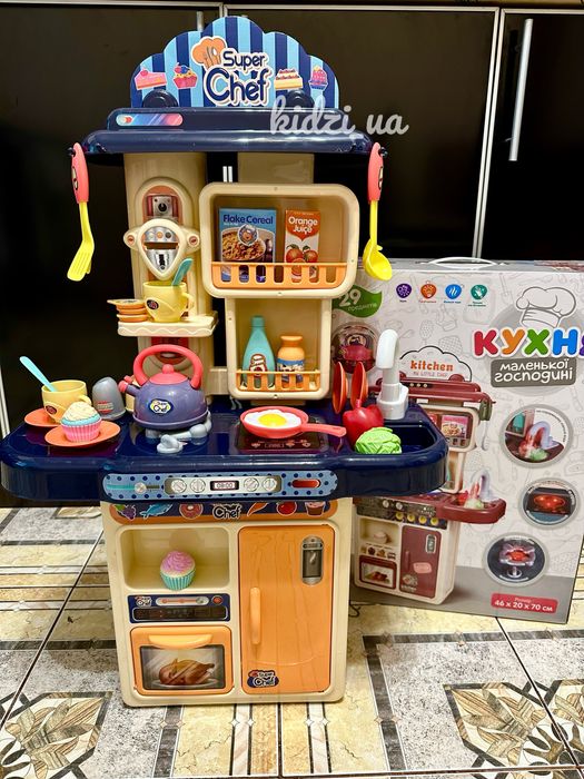 ХІТ! Кухня дитяча LIMO TOY 16854 тече вода, 70 см, духовка