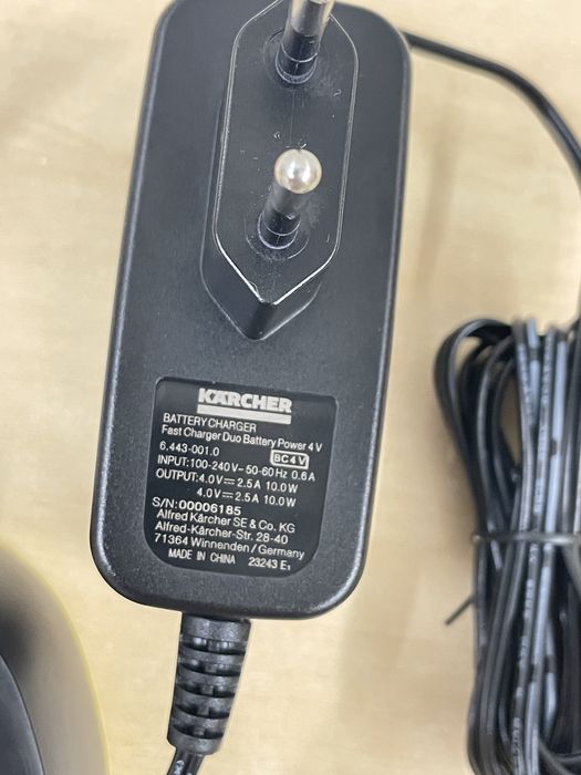Ładowarka Duo ,bateria BP 4 V 2,5 Ah Myjka Karcher Mop Fc 2-4 Fc 4-4